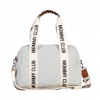 Childhome Prebaľovacia taška Mommy Club Signature Canvas Off White