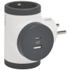 Legrand 2x2P+T USB A+C 049437