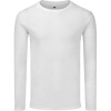 Fruit of the Loom Tričko Iconic 150 LSL T, dlouhý rukáv, krátký rukáv, pánské COT16144600113-white 3XL Bílá
