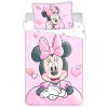 Jerry Fabrics obliečky Minnie Powder pink baby 100 x 135 , 40 x 60 cm
