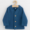 Dojčenský kabátik na gombíky New Baby Luxury clothing Oliver modrý Modrá 80 (9-12m)