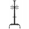 Neomounts PLASMA-M1900E / Mobile Flat Screen Floor Stand (height: 130-162 cm) / Black (PLASMA-M1900E)