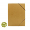 LUMA Eco odkladacia mapa 253, A4, papierová s gumičkou, 400g/m2, 3 klopy, kraft