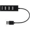 YENKEE YHB 4001BK Hub 4 x USB 2.0 čierny