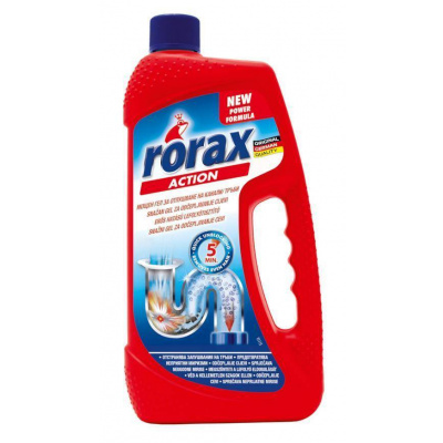 Rorax 2v1 gélový čistič odpadov 1000 ml