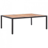 Záhradný stôl, stolík - Garden Table, Black, 200x150x74 cm, Rattan PE I (Garden Table, Black, 200x150x74 cm, Rattan PE I)
