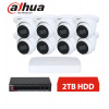 DAHUA IP 8 KAMEROVÝ SET 2MPX DOME 2TB