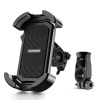 Rockbros držák na řídítka 4.7–6.8″ – černý (Rockbros 25210032001 držák telefonu – ABS, kuličkový kloub, rychlouzamykání jedním tlačítkem, pro telefony 4.7–6.8″, na řídítka)