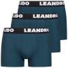 LEANDRO LIDO Pánske Boxerky 3Pack Modré Farba: Modrá, Veľkosť: L
