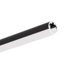 LED profil oblý KLUS PIKO-O černý - LED profil PIKO-O černý - 3m