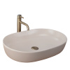 Rea CLEO 61 BEIGE MATT UMÝVADLO NA DOSKU, béžové keramické REA-U9655