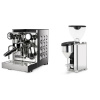 Rocket Espresso Appartamento TCA, white + Rocket Espresso GIANNINO, chrome/black