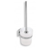 Novaservis Wc štětka Metalia 12 x10 cm bílá/chrom 0233,0