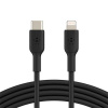 Belkin USB-C kabel s lightning konektorem, 1m, černý