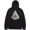 pánska mikina HUF GHOST RIDER TRIPLE TRIANGLE PO HOODIE Black M