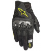 rukavice SMX-1 AIR V2, ALPINESTARS (čierne/žlté fluo, veľ. S)