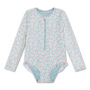 Swim Essentials Plavky s dlhým rukávom s UPF 50+ Florish green 98/104