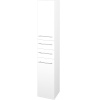 Dreja Vysoká skriňa s košom na bielizeň DOS SVD2Z2K 35 - N01 Biela lesk / Úchytka T02 / M01 Biela mat / Levé
