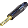 Neutrik NP3X-B jack konektor 6.35 mm zástrčka, rovná Pólov: 3 stereo čierna 1 ks; NP3X-B