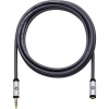 jack audio predlžovací kábel [1x jack zástrčka 3,5 mm - 1x jack zásuvka 3,5 mm] 5.00 m čierna pozlátené kontakty Oehlbach i-Connect J-35 EX; 60036