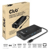 Club3D hub USB-C, 7-in-1 hub s 2x HDMI, 2x USB Gen1 Type-A, 1x RJ45, 1x 3.5mm audio, 1x USB Gen1 Type-C CSV-1595