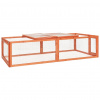 vidaXL Králikáreň 183x90x46,5 cm masívne jedľové drevo 170877