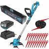DEDRA AKUMULÁTOROVÁ STRÁNKA NA TRÁVU DED6990 ŠÍRKA REZU 240mm + 2 ďalšie produkty (DEDRA AKUMULÁTOROVÝ TRIMMER 18V BUTTER +20x NOŽE 240mm DED6990 +2Ah)