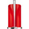 Wesco držiak na rolky, držiak na kuchynské rolky, zásobník na kuchynské rolky, držiak na kuchynský papier, kuchynský pomocník, červený, oceľový plech, 322104-02