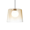 Závesné svietidlo s jantárovým odtieňom tienidla FADE SP1 | Ideal Lux
