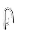 HansGrohe Talis M51 - Drezová batéria M5116-H160 s výsuvnou spŕškou, sBOX, chróm 73850000