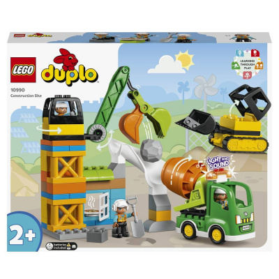 10990 LEGO® DUPLO® Stavenisko so stavebnými vozidlami; 10990