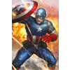 Plagát, Obraz - Captain America - Under Fire, (61 x 91.5 cm)