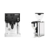 Rancilio Silvia PRO X, black + Rocket Espresso GIANNINO, chrome/black