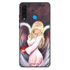 Lesklé pouzdro iSaprio pro Huawei P30 Lite - Angel of Love (Lesklé pouzdro, kryt, obal iSaprio Exclusive na mobil Huawei P30 Lite s motivem Angel of Love - elegantní skleněný vzhled, skvělá ochrana mo