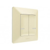 VALENA LIFE s NETATMO bezdrôtový spínač 2-násobný 752287, béžový