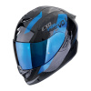 Prilba Scorpion EXO-1400 Evo II Carbon Air PLATTED Black Blue Veľkosť: XS (53-54 cm)