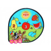Terč Krtko + loptička 3ks suchý zips 30x30cm v sáčku