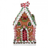 Clayre & Eef Hnedá svietiaca perníková chalúpka Gingerbread House - 20*20*37 cm - Clayre & Eef
