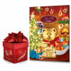 Sada Lindt Adventný kalendár Medvedík Teddy Pralinky LINDOR mliečne cube 245 g