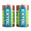 EXTOL ENERGY 42015 Batéria alkalická 2ks, 1,5V, typ D, LR20