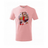 Syseľ basket - Tričko detské bavlnené - 122 cm/6 rokov ( Ružová )