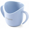 BabyOno hrnček ergonomický s uškami 120 ml bledomodrý