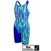 Závodné plavky - kombinéza Speedo Fastskin Openback Kneeskin modré Velikosti 26