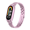 eses Kovový remienok pre Xiaomi Smart Band 8 - Ružový