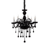 Závesné svietidlo/Luster Ideal lux 032504 GIUDECCA SP6 NERO 6xE14 40W