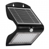 Ecolamp Exteriérové solárne nástenné LED svietidlo Butterfly, 1x LED 3,2w, čierna, pohybový senzor
