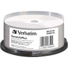 Verbatim Blu-ray BD-R DL [ Spindle 25 | 50GB | 6x | WIDE THERMAL PRINT NO ID ] 43750