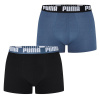 Puma 2 Pack Boxers Mens Sky Blue Combo Small