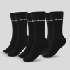 Ponožky 3/4 Socks 3Pack Black - GymBeam Veľkosť: M, Veľkosť oblečenia: M