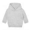 Babybugz Detská mikina cez hlavu s kapucňou BZ63 Heather Grey 6-12 Monate